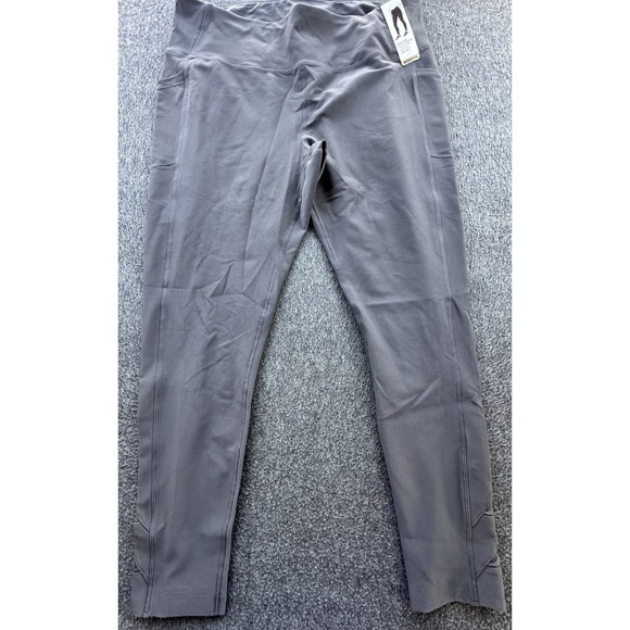 Mondetta Leggings‎ Womens XX-Large Gray High Waist Pockets Mesh Yoga Athleisure - Picture 1 of 15